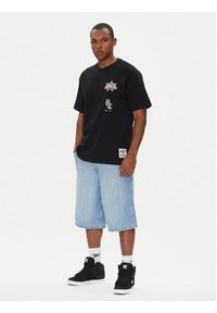 DC T-Shirt ADYKT03256 Czarny Regular Fit. Kolor: czarny. Materiał: bawełna #5