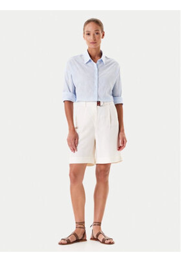 Tatuum Koszula Ines T2501.079 Błękitny Regular Fit. Kolor: niebieski. Materiał: bawełna