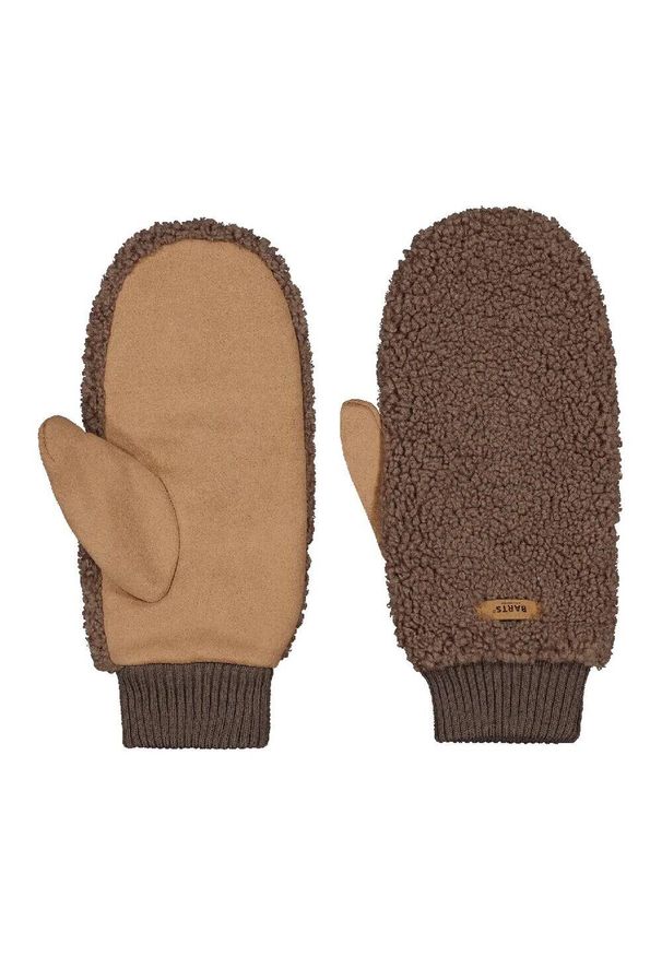 Rękawiczki Damskie Barts Teddy Mitts. Kolor: brązowy. Sezon: zima. Styl: street, sportowy