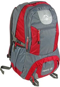 ZSPORT - Backpack Sur5al Yukon 50L Red - Idealny dla spacerowiczów. Kolor: wielokolorowy. Wzór: paski