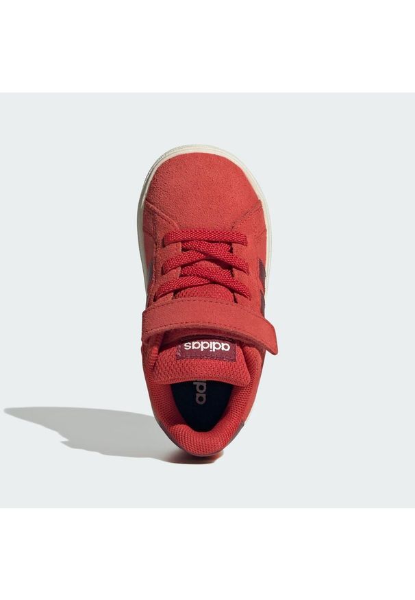 Adidas - Buty Grand Court 2.0 Kids. Kolor: biały, czerwony, wielokolorowy, brązowy
