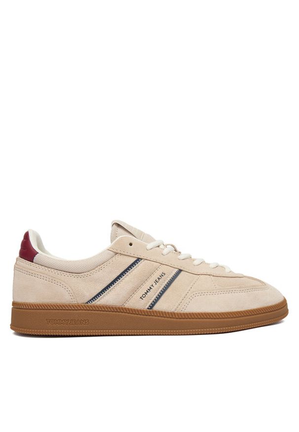 Tommy Jeans Sneakersy The Greenwich Edge Suede EM0EM01662 Écru. Kolor: kremowy. Materiał: skóra, zamsz
