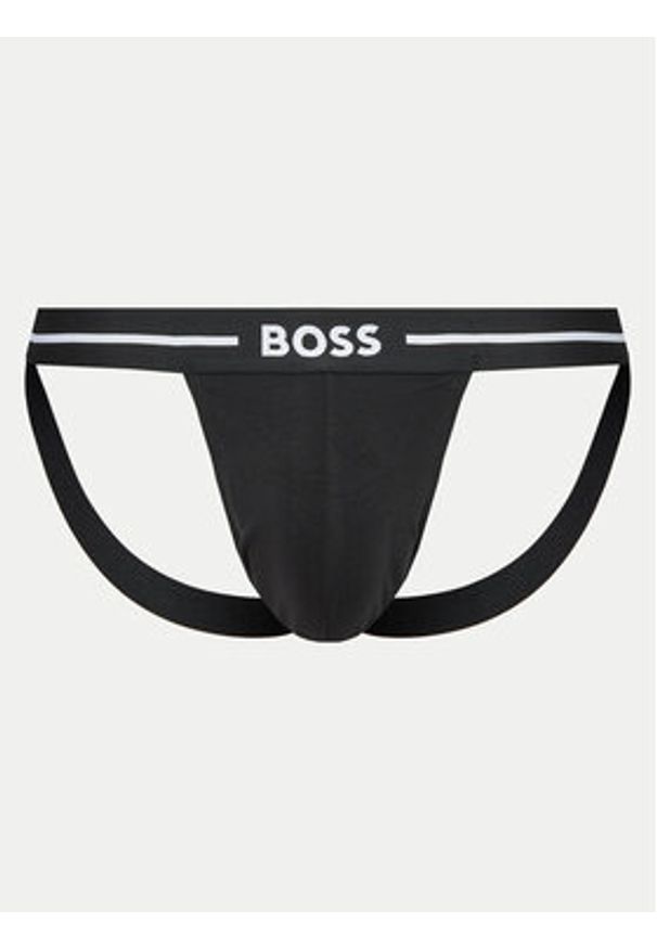 BOSS - Boss Komplet 3 par slipów Jock Strap 50517823 Czarny. Kolor: czarny. Materiał: bawełna