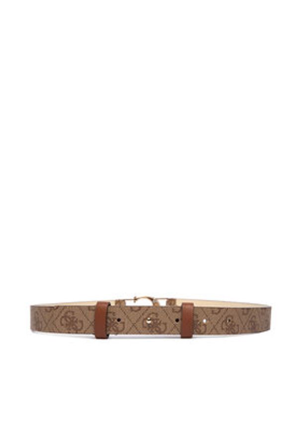 Guess Pasek Damski BW9298 P5425 Brązowy. Kolor: brązowy. Materiał: skóra