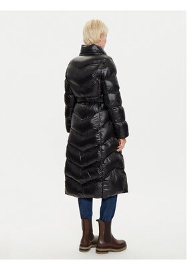 BOSS Płaszcz zimowy Pamaxi3 50524624 Czarny Regular Fit. Kolor: czarny. Materiał: syntetyk. Sezon: zima