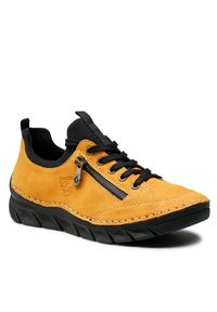 Sneakersy Rieker. Kolor: żółty #1