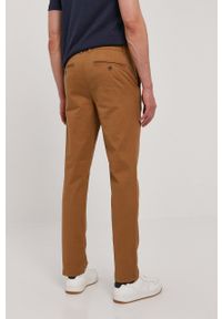Selected Homme Spodnie męskie kolor brązowy. Kolor: brązowy. Materiał: tkanina. Wzór: gładki