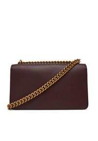Pinko - PINKO Torebka Love One Mini Dc Al 25-26 PLTT 100074 A0F1 Bordowy. Kolor: czerwony. Materiał: skórzane #6