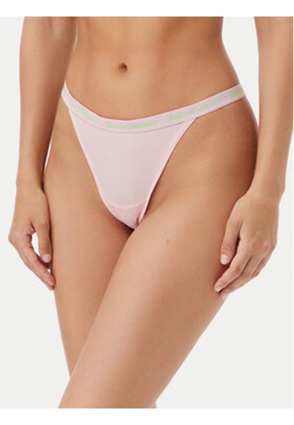 Juicy Couture Komplet stringów JCTTH125982 Kolorowy. Materiał: syntetyk. Wzór: kolorowy