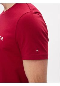 TOMMY HILFIGER - Tommy Hilfiger T-Shirt Tommy Logo Tee MW0MW11797 Czerwony Regular Fit. Kolor: czerwony. Materiał: bawełna #5
