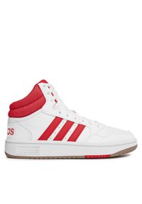 Adidas - adidas Buty Hoops 3.0 Mid Lifestyle Basketball Classic Vintage Shoes IG5569 Biały. Kolor: biały. Sport: koszykówka