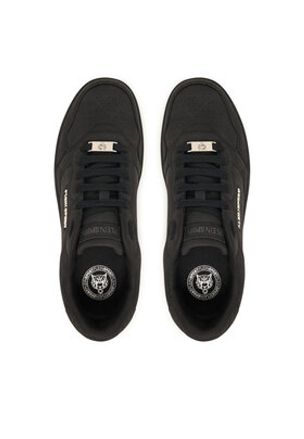 Plein Sport Sneakersy FAES USC0796 SLE004N Czarny. Kolor: czarny. Materiał: skóra