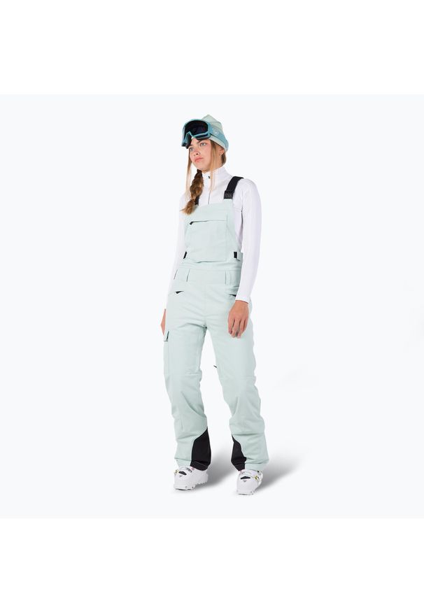 Spodnie narciarskie damskie Rossignol Relax Bib. Kolor: szary. Sezon: zima. Sport: narciarstwo