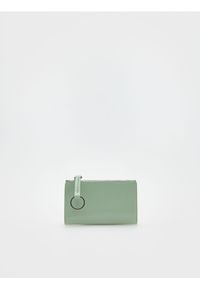 Reserved - Duży portfel - jasnozielony. Kolor: zielony