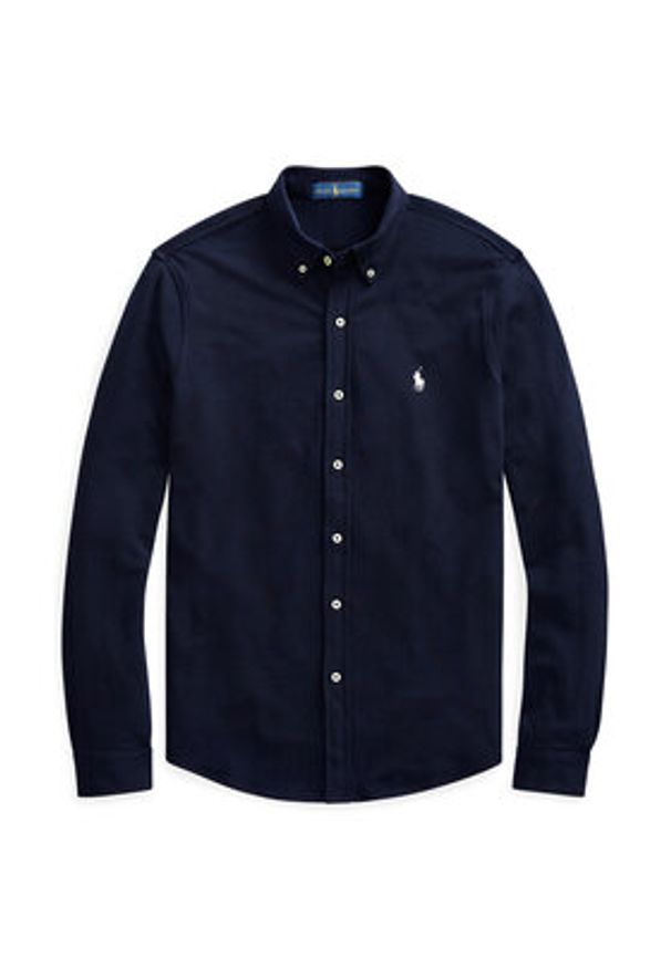 Polo Ralph Lauren Koszula 710654408016 Granatowy Regular Fit. Typ kołnierza: polo. Kolor: niebieski. Materiał: bawełna