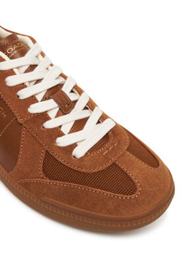 Coach Sneakersy Ellis CBX21 Brązowy. Kolor: brązowy. Materiał: materiał