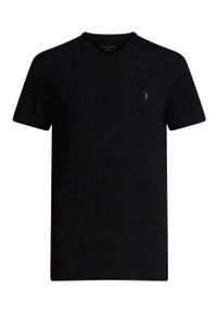 AllSaints – T-shirt TONIC V-NECK MD001M. Okazja: na co dzień. Kolor: czarny. Wzór: aplikacja. Styl: casual #3