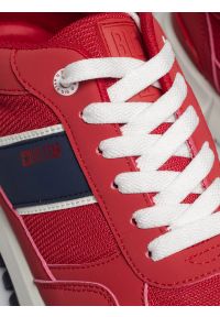 Big-Star - Sneakersy męskie czerwone TT174255 603. Okazja: na spacer, na co dzień. Nosek buta: okrągły. Zapięcie: sznurówki. Kolor: czerwony. Materiał: jeans, syntetyk, materiał, dresówka. Sport: turystyka piesza #6