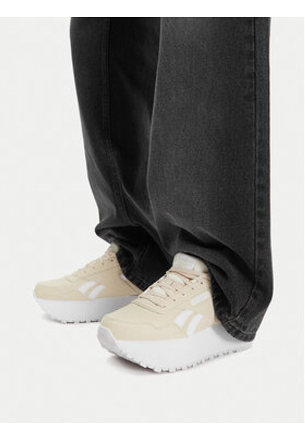 Reebok Sneakersy CEO-GLIDE TRIPPLE 100256844 Beżowy. Kolor: beżowy. Materiał: materiał, syntetyk