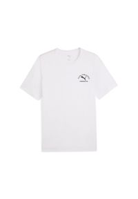 Puma - Męska koszulka PUMA Class z grafiką PUMA. Kolor: czarny, biały, wielokolorowy. Sport: bieganie #1