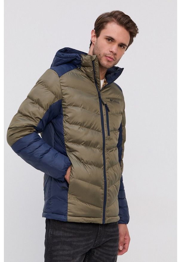 columbia - Columbia - Kurtka. Okazja: na co dzień. Kolor: zielony. Styl: casual