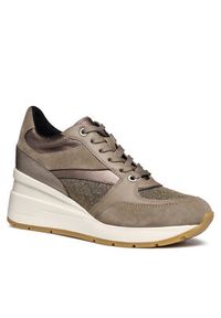 Geox Sneakersy D Zosma D368LA 0LY22 C6029 Beżowy. Kolor: beżowy. Materiał: skóra #4
