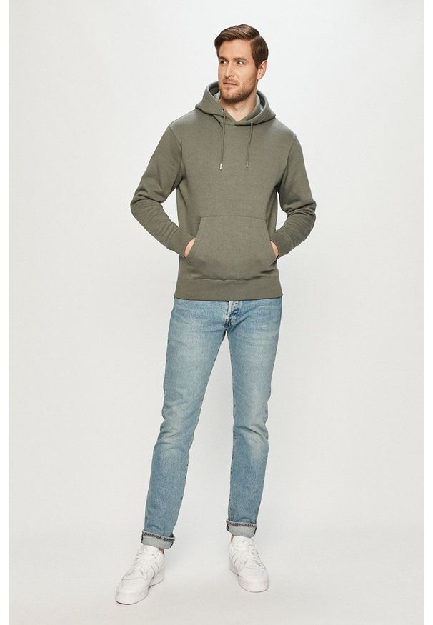 Jack & Jones - Bluza. Okazja: na co dzień. Kolor: szary. Styl: casual