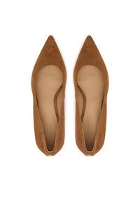 Lauren Ralph Lauren - LAUREN RALPH LAUREN Szpilki Adrienne 802755524013 Brązowy. Kolor: brązowy. Materiał: zamsz, skóra. Obcas: na szpilce #6