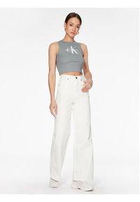 Calvin Klein Jeansy K20K205160 Biały Relaxed Fit. Kolor: biały #2