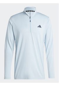 Adidas - adidas Koszulka techniczna Train Essentials Seasonal Training IJ9620 Niebieski Regular Fit. Kolor: niebieski. Materiał: syntetyk