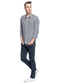 Lee - LEE LUKE MĘSKIE SPODNIE JEANSOWE DARK MARINE L719LE37 112119146. Styl: marine #3