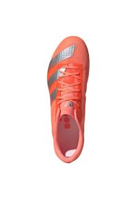 Adidas - Buty kolce do biegania adidas Adizero Md Spikes M EE4605 różowe. Zapięcie: sznurówki. Kolor: różowy. Materiał: syntetyk. Sport: bieganie #4