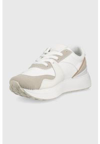 Answear Lab buty kolor biały. Zapięcie: sznurówki. Kolor: biały. Materiał: guma. Obcas: na platformie #3