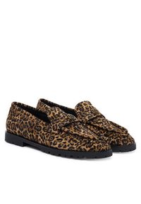 Pinko - PINKO Loafersy Nora 01 SD0435P088 Brązowy. Kolor: brązowy. Materiał: zamsz, skóra #4