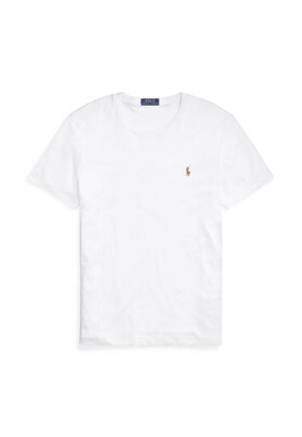 Polo Ralph Lauren T-Shirt 710740727 Biały Slim Fit. Typ kołnierza: polo. Kolor: biały. Materiał: bawełna