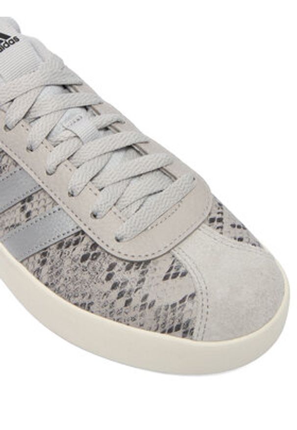Adidas - adidas Sneakersy VL Court 3.0 JR8669 Szary. Kolor: szary. Materiał: skóra