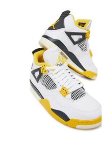 Nike Sneakersy Air Jordan 4 Retro AQ9129 101 Biały. Kolor: biały. Materiał: skóra. Model: Nike Air Jordan #4