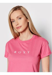 Roxy T-Shirt Epic Afternoon ERJZT05385 Różowy Regular Fit. Kolor: różowy. Materiał: bawełna #4