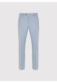 Pako Lorente - PAKO LORENTE – Jasnoniebieskie spodnie ganiturowe. Kolor: niebieski. Materiał: poliester, wiskoza. Wzór: gładki. Styl: elegancki, młodzieżowy #3