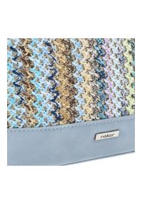 Niebieska Torebka Rieker Stylowa Listonoszka Damska. Kolor: niebieski. Materiał: skórzane. Styl: elegancki. Rodzaj torebki: na ramię #4