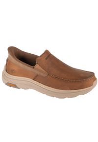 skechers - Buty sportowe Sneakersy męskie, Slip-Ins: Pollard - Osgood. Kolor: brązowy. Sport: turystyka piesza