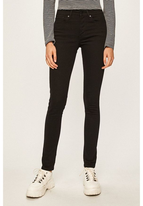 Levi's® - Levi's - Jeansy 711. Okazja: na spotkanie biznesowe. Kolor: czarny. Styl: biznesowy