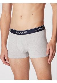 Lacoste Komplet 3 par bokserek 5H3389 Szary. Kolor: szary. Materiał: bawełna