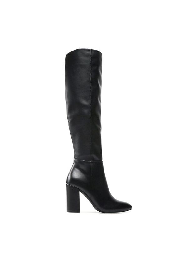 DeeZee Kozaki H190101-01 Czarny. Kolor: czarny. Materiał: skóra