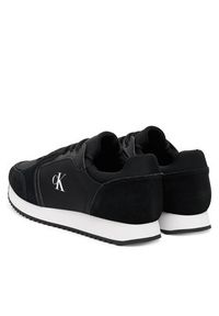 Calvin Klein Jeans Sneakersy Runner Laceup Sock Mg Nylon Mix YW0YW01644 Czarny. Kolor: czarny. Materiał: skóra #5