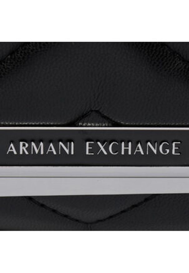 Armani Exchange Torebka 949122 4R742 00020 Czarny. Kolor: czarny. Materiał: skórzane