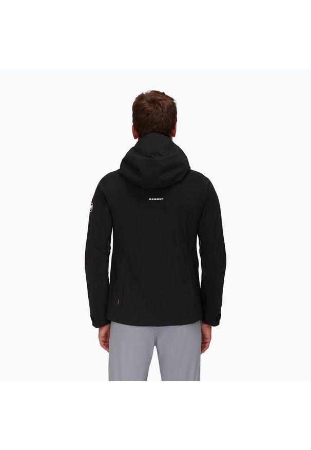 Kurtka przeciwdeszczowa męska Mammut Alto Guide HS Hooded. Kolor: czarny