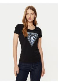 Guess T-Shirt W5RI00 J1314 Czarny Regular Fit. Kolor: czarny. Materiał: bawełna #1