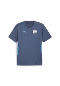 Puma - Męska koszulka treningowa Manchester City PUMA Inky Blue Magic. Kolor: niebieski. Sport: fitness, piłka nożna