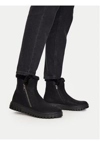 Rieker Botki Y3481-00 Czarny. Kolor: czarny. Materiał: materiał #4